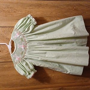 Easter smocked dress